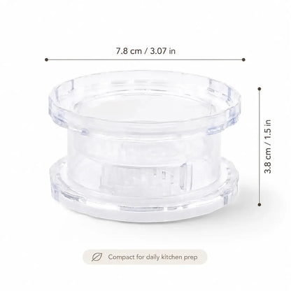 🔥2PCS Clear Manual Garlic Twister and Ginger Mincer Tool--Your great kitchen helper!